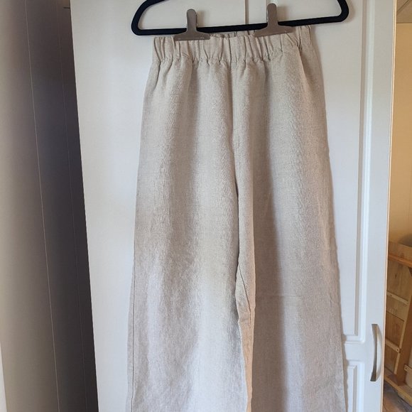 Elizabeth Suzann Pants - Elizabeth Suzann Florence Pant Natural Linen sz. M-R